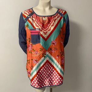 Esma Long sleeve Pullover Blouse
